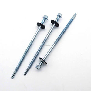 Tornillos Autoperforantes de Acero Galvanizado Métrico, Cabeza Avellanada, Rosca Doble con Arandela de EPDM para Paneles Sándwich - Product Image 6