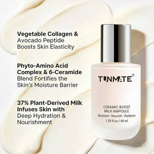 ODM OEM superventas leche cerámica 40ml versión coreana CUIDADO DE LA PIEL hidratante brillo cosmético suero - Product Image 2