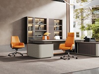 Chaise de bureau exécutive en cuir de qualité supérieure, chaise d'ordinateur inclinable pour bureau à domicile, chaise de direction réglable en hauteur, chaise pivotante