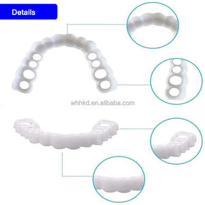 Dentaduras postizas ajustables Blanqueamiento de dientes temporal Tirantes Gap Relleno Dientes Blanqueamiento de dientes Tirantes - Product Image 5