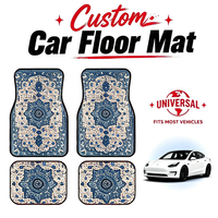Tapis de sol de voiture personnalisés, tapis de luxe de designer, tapis de sol universels imprimés sur mesure