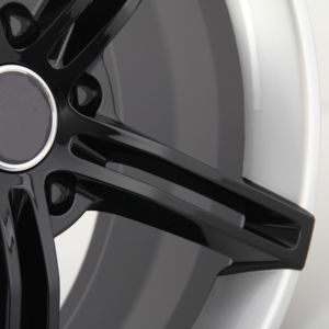 व्हीलशोम मैन्स एल्यूमीनियम रिम्स ने 21 इंच 5x130 काले चांदी के होंठ तैयार किया - Product Image 5