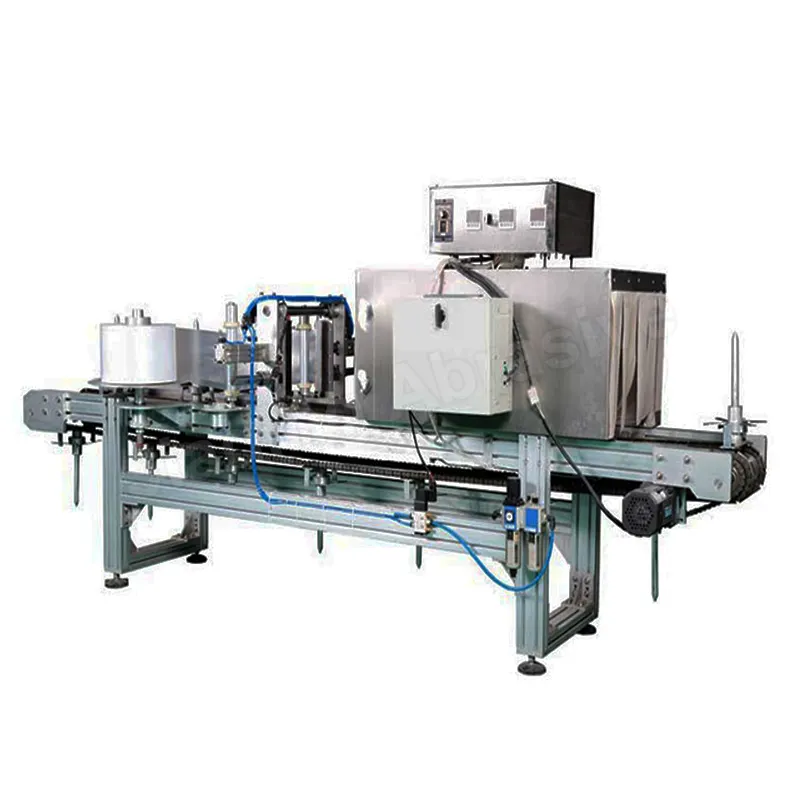 Máquina de pacotes automática 75-180mm, máquina de pacotes encolhedora de linha de produção de disco