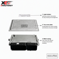 Unité de commande moteur (ECU) d'origine usagée 4F1907559D 5WP45075 pour Audi A6 C6, module informatique moteur, pièces de rechange automobiles