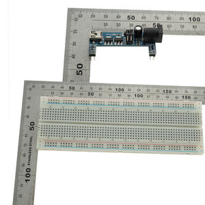 Módulo de alimentación para protoboard OKY0032-1 + Protoboard de 830 puntos + 65 cables de puente para proyectos electrónicos - Product Image 6
