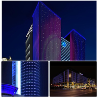 Venta directa de fábrica de fuentes de luz de punto impermeables para exteriores y fuentes de luz de punto LED para iluminación de pared exterior de gran altura