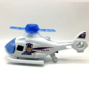 Plastik Candy Toy Pull String Flying Patrol Hubschrauber Spielzeug mit Licht