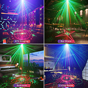 Âm Thanh Kích Hoạt Điều Khiển Tốc Độ Mini 3 Trong 1 DJ Strobe Lights Lazer Discoteque Dj Disco Ánh Sáng Đảng Lights Đối Với Quán Bar Hộp Đêm - Product Image 2