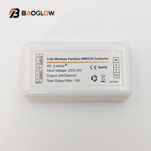 Đổi mới mới <span class=keywords><strong>2025</strong></span> bán buôn <span class=keywords><strong>24</strong></span> phím không dây hai màu RF chạy Led Mini CCT Led Mini DC dải ánh sáng Dimmer RF điều khiển - Product Image 2