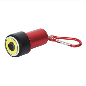 Mini Keychain 3 Modes COB Torch Flashlight with Carabiner