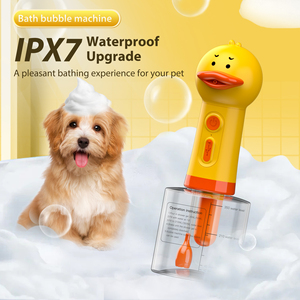 Duck Shampoo Foamer - Electric Dog Cleaning Foam Machine IPX 7 Waterproof 350ML 1200mAh | Soap Dispenser for <b>Pet</b> Bathing - Product Image 3