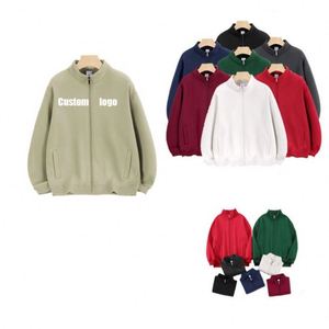 Sudaderas con Capucha de Alta Calidad para Hombre, con Cierre, Unisex, Estilo Urbano, con Logotipo Bordado y Estampado en Caliente, Sudaderas con Cuello Alto para Hombre - Product Image 1