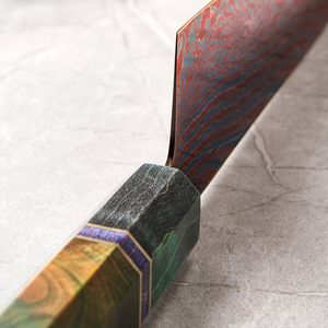 Cuchillo <span class=keywords><strong>de</strong></span> <span class=keywords><strong>Chef</strong></span> Japonés <span class=keywords><strong>de</strong></span> Alta Calidad sin Núcleo <span class=keywords><strong>de</strong></span> Acero <span class=keywords><strong>de</strong></span> Damasco Personalizado Cuchillería <span class=keywords><strong>de</strong></span> Ultra Nitidez con Hoja Azul - Product Image 3