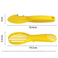 Lot de 2 outils multifonctionnels pour avocat : trancheuse, dénoyauteur et outil de préparation portable pour fruits