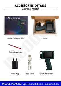 INCODE MH07 Mini-Hand-Tinten strahl drucker Tragbare TIJ2.5-Codier maschine für den Druck von Datums-Barcodes - Product Image 6