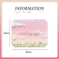 Pat Gel High DIY Designer Nail Art Nine-Square Grid Snap-Off Glue 4 Sets Quick-Drying Wash-Free Plaster Non-Toxic Eco-Friendly