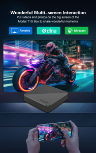 Mortal T1S Android 14 Smart TV Box H313 con <span class=keywords><strong>IPTV</strong></span> Integrado, Dispositivo de Transmisión Multimedia OTT Compatible con NF, WiFi Dual y Reproductor Multimedia 4K - Product Image 4