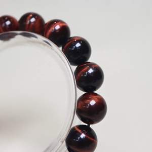 קריסטלי אבן עין הנמר ייחודיים יישור אנרגיה אדום עין הנמר צמיד קוורץ משפר את האומץ תכשיטי הפעלת צ'אקרות - Product Image 3