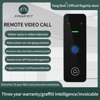 Carte rfid tuya wifi app prise en charge appel vidéo serrure de porte étanche empreinte digitale maison serrure intelligente contrôle d'accès