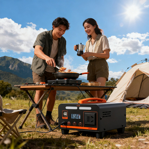 Nouvelle Station d'Énergie Portable au Lithium Ternaire Originale, Onde Sinusoïdale Modifiée, Sortie CA 220V, 3 Ports CC, Entrée Solaire 200W, 2500+ Cycles - Product Image 4