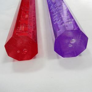 Materiales Primos de PMMA 100% Puro, Varilla Acrílica Sólida Transparente en Forma Cuadrada, Redonda y Hexagonal en Varios Diámetros - Product Image 6