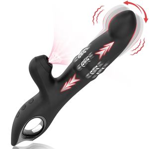 Gute Qualität <span class=keywords><strong>2</strong></span> In 1 Klitoris saugen Vibrator G-Punkt Vibratoren Sexspielzeug für Frauen Swing <span class=keywords><strong>Dildo</strong></span> Vibrator Sexspielzeug für Frauen - Product Image 1