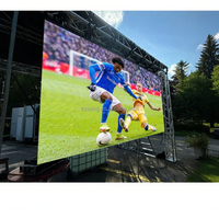 Écran LED couleur Full HD intérieur/extérieur P1 à économie d'énergie, panneaux vidéo muraux de location, IP65/IP67, luminosité 5000 cd