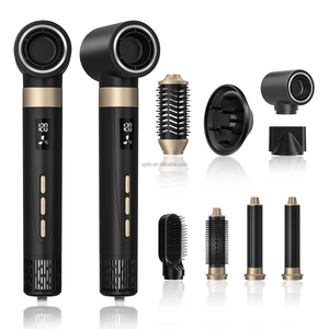 Secador <span class=keywords><strong>de</strong></span> <span class=keywords><strong>Pelo</strong></span> Eléctrico Uyisi 8 en 1, 1500W, Multi-Estilizador <span class=keywords><strong>de</strong></span> Alta Velocidad, Iones Negativos, Pantalla LCD <span class=keywords><strong>de</strong></span> Temperatura, <span class=keywords><strong>Plancha</strong></span> <span class=keywords><strong>de</strong></span> <span class=keywords><strong>Vapor</strong></span> para Salón - Product Image 1