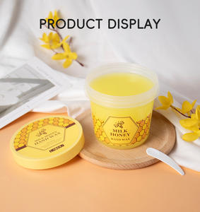 Crème au lait et au miel LAIKOU 300g, hydratante, nettoyante en profondeur, masque pour les mains, crème exfoliante pour les mains - Product Image 5