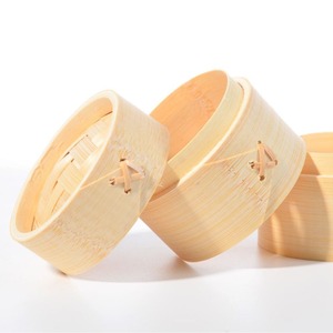 Vaporera de Bambú de Grado Alimenticio TYLOO con Tapa, Resistente al Calor, Duradera, para Uso Doméstico y en Restaurantes - Product Image 2