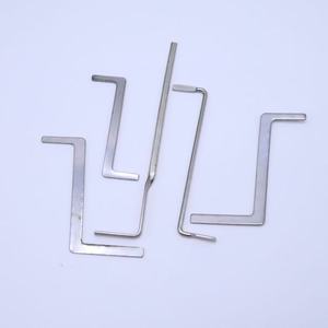 Kit d'outils de réparation pour serrurier, 11 pièces, clés universelles argentées pour la réparation domestique DIY - Product Image 4