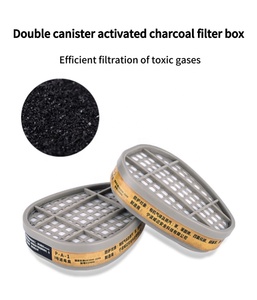 M7502 Atemschutzmaske mit Organischer Dampf-Kartusche Halbgesichtsmaske Sicherheits-Gesichtsschutz für Chemie und Bergbau - Product Image 3