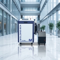 Máquina de Soldadura Láser Portátil Industrial para Acero Inoxidable y Placas de Hierro, Argón 5 en 1, Soldadura por Puntos de Alta Potencia