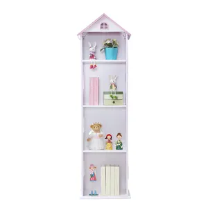 Wooden Lovely Baby Girls Set Toys Storage Shelf Drawers Bedroom Kids Bookshelf Children Kids Cabinets