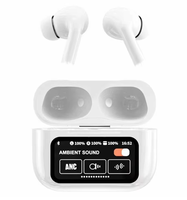 Écouteurs sans fil Tws In-Ear Air A9 PRO avec écran tactile, réduction de bruit ANC, ENC, écouteurs de jeu A9PRO