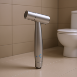 Pulvérisateur de bidet portatif en acier inoxydable finition nickel brossé, pulvérisateur mural pour toilettes, pulvérisateur de lavage féminin, modèle D0100HE1HZY - Product Image 2