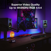 Conmutador KVM TESmart HDMI DP, Monitor Dual 2x2, 2 Puertos, 4k 60Hz con Emuladores EDID, USB 2.0, Audio L/R, para Trabajo Híbrido en Casa y Oficina