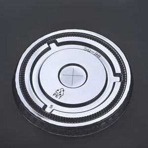 Tapa de Plástico PET Ecológica, Resistente, de Alta Transparencia, a Prueba de Fugas, de Grado Alimenticio, con Cúpula para Beber, para Vasos de Hielo, para Llevar, para Té con Leche, Café - Product Image 2