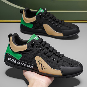 Chaussures décontractées plates pour hommes, légères et confortables, résistantes à l'usure, baskets de sport - Product Image 3