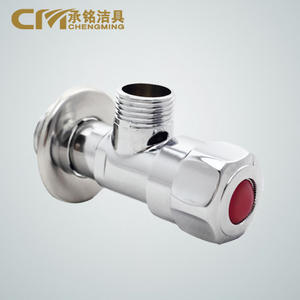 Válvula angular con rosca macho de 1/2 pulgada, acabado cromado, para calentador de agua, grifo de inodoro S101 - Product Image 5