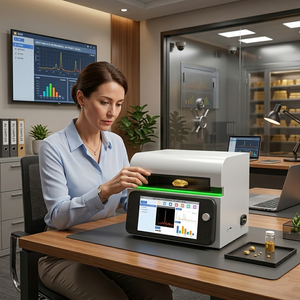 เครื่องวิเคราะห์ XRF รุ่น Yubo X-MAY 20 พร้อมการรับประกัน 1 ปี ออกแบบมาโดยเฉพาะสำหรับการทดสอบทองคำ เงิน และเครื่องประดับ เหมาะสำหรับร้านขายเครื่องประดับ - Product Image 1