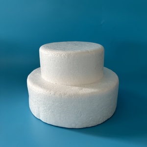 Trắng Polystyrene xốp đĩa giả bánh - Product Image 1