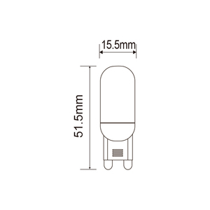 Bombilla LED G9 de 3W con doble pin, carcasa transparente de PC, chips SMD, AC120V, luz LED tipo maíz para iluminación decorativa interior. - Product Image 6
