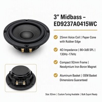Système de haut-parleurs de voiture à 3 voies avec woofer de 6,5 pouces, OEM/ODM d'usine, 4 ohms, 12V, logo personnalisé, approvisionnement en gros, plus de 500 ensembles, IATF16949