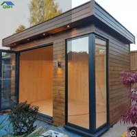 Bâtiments Préfabriqués Modulaires Modernes à Façade en Bois, Maisons Prêtes, Abris, Bureaux de Jardin, Conteneurs, Maisons Préfabriquées