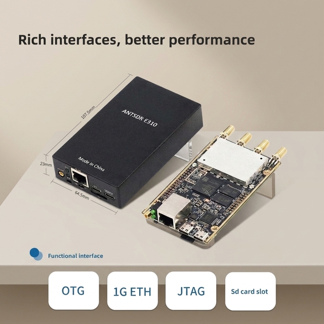 Standalone MicroPhase E310 Software Defined Radio with AD9361 2x2 MIMO for Field Deployment and Embedded Signal Processing