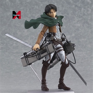 Attacco a titano Figma Trio Set Mikasa Eren Levi Figure <span class=keywords><strong>Anime</strong></span> modello articolato regalo da collezione in scatola - Product Image 2