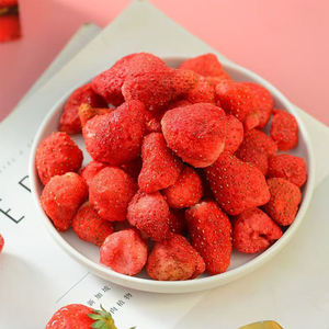 चीनी स्ट्रॉबेरी सूखे फल ताजा निर्जलित fd प्रक्रिया मीठा स्नैक अनाज घटक फैक्टरी मूल्य - Product Image 3
