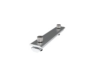 Système de montage solaire, accessoires en aluminium pour supports de montage solaire en métal et rails courts pour toits