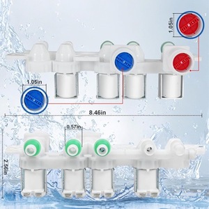 Válvula de entrada de agua DC97-15459Q 12V para lavadora Samsung, pieza de plástico de fácil instalación - Product Image 3